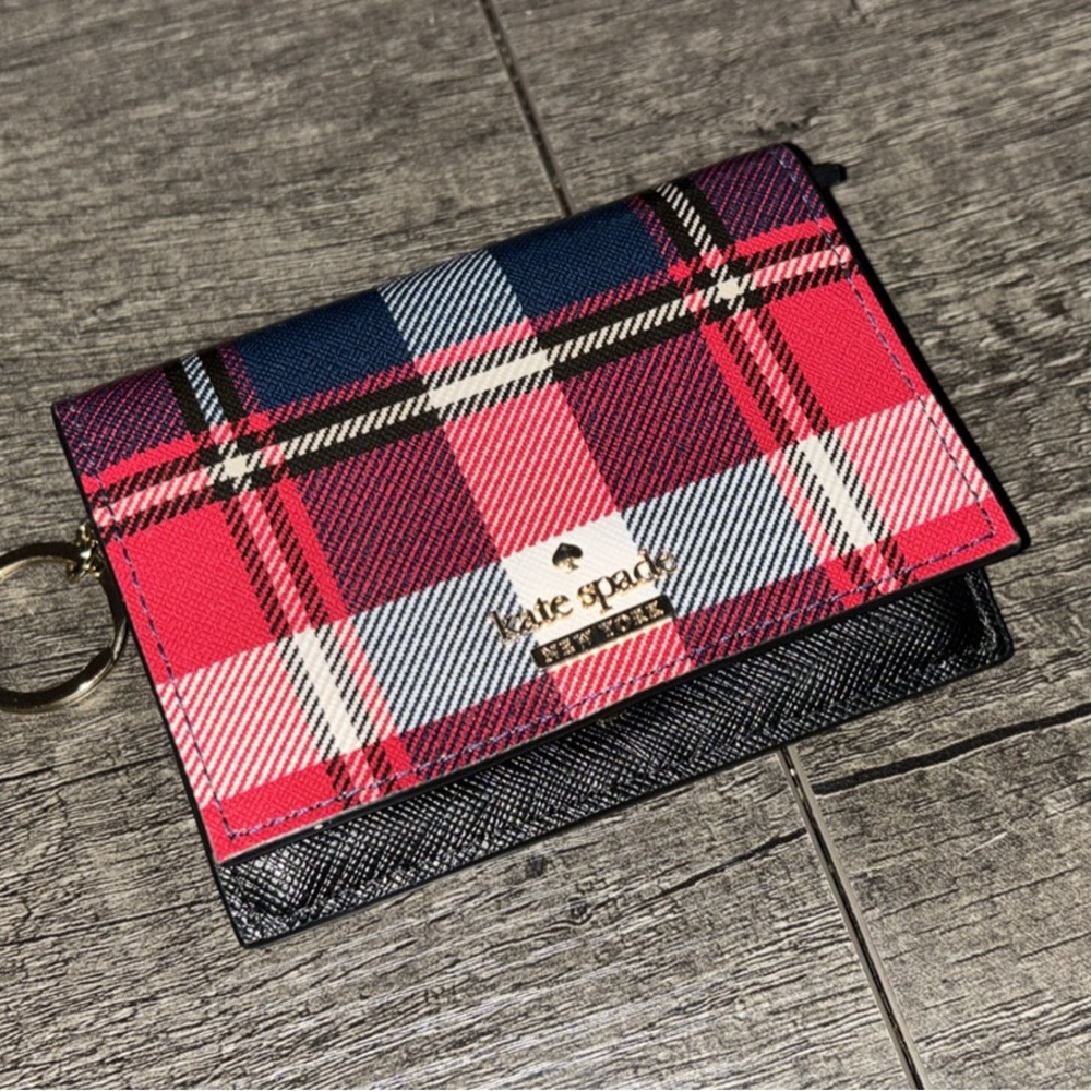 Plaid Kate Spade Wallet